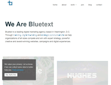 Tablet Screenshot of bluetext.com